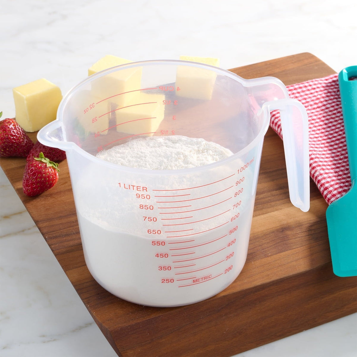 (12 pack) Mainstays 4 Cup PP Plastic Measuring Cup, 32 oz, Clear - Image 6